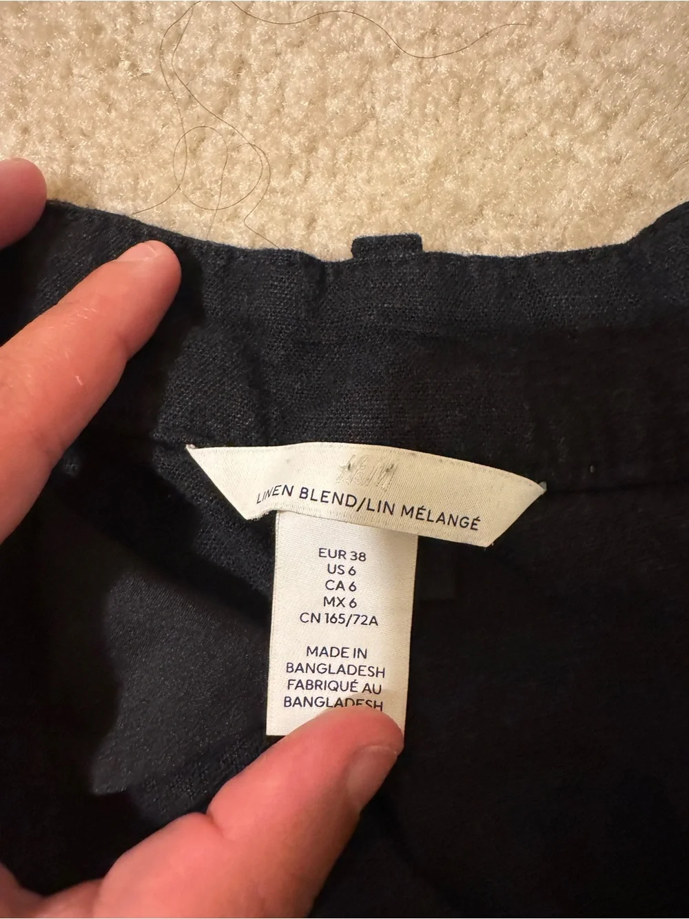 H&M classic black